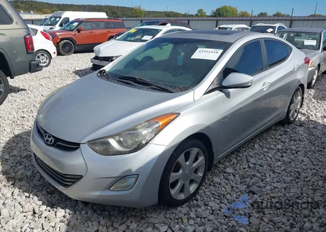 2012 Hyundai Elantra Limited (Ulsan Plant) from USA, damaged, VIN KMHDH4AEXCU309964